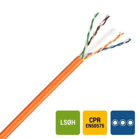 ACS câbles cuivre(utp/ftp/...) CAT6 U/UTP 4P LSOH Orange Cca Aginode Belgiym