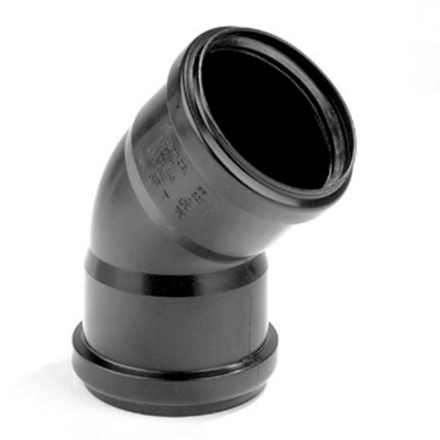 Accessoires pr aspirat.central Coude PPC 50mm 45° FF THOMAS ASPIR.CENTRAL