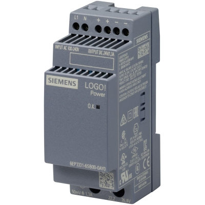 Alimentations LOGO!POWER alimentation 24V/1.3A DC SIEMENS