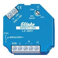 Appareillage modulaires Variateur 1-10V pour EVG 1no 600VA enc. ELTAKO