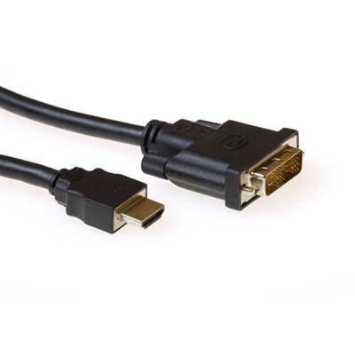 Armoire de reseaux&accesoires HDMI-DVI CABLE M/M 2M INTRONICS