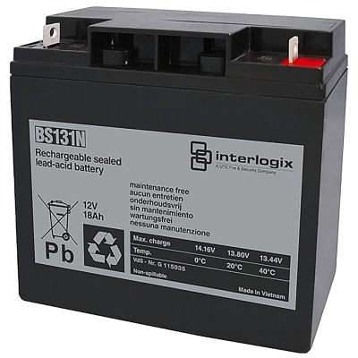 Batteries et chargeurs Batterie 12V - 18 Ah VdS G 101081 UTC Fire & Security