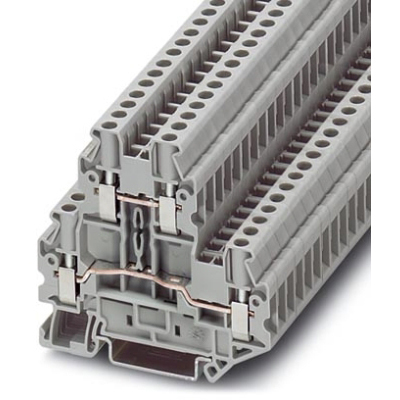 Bornes de raccordement BJ à deux étages UTTB 4mm² - à vis PHOENIX CONTACT
