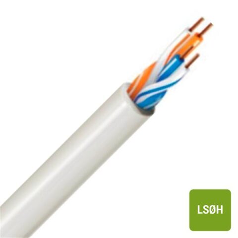Cable Belden + Alpha + UL 7703NH 1 PAIR 22AWG SHIELDED LS0H WHITE BELDEN