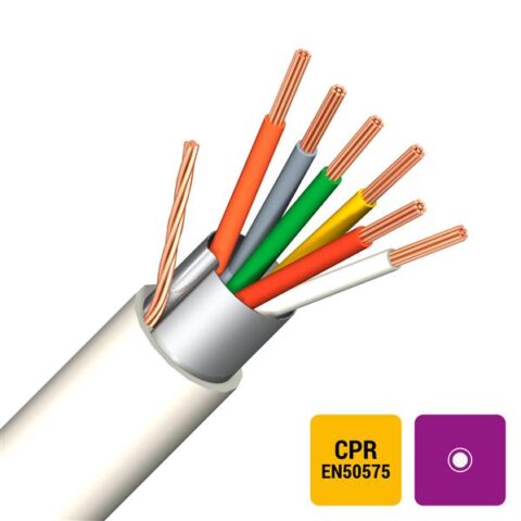 Cable d'alarme CABLE ALARME PVC BLANC ECA 10X0