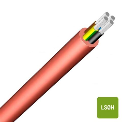 Cable silicone SILICONE BRUN/ROUGE 5G1