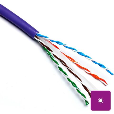 Cat 6 unshielded CAT6 U/UTP 4P LSOH Violet Dca Excel Networking Solutions
