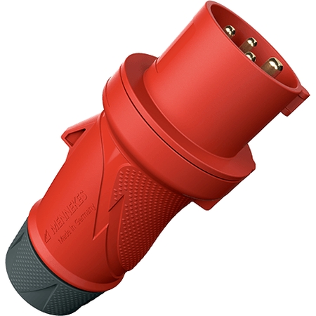 Cee - form FICHE PWTXTR 32A4P6H400V ROUGE IP54 MENNEKES