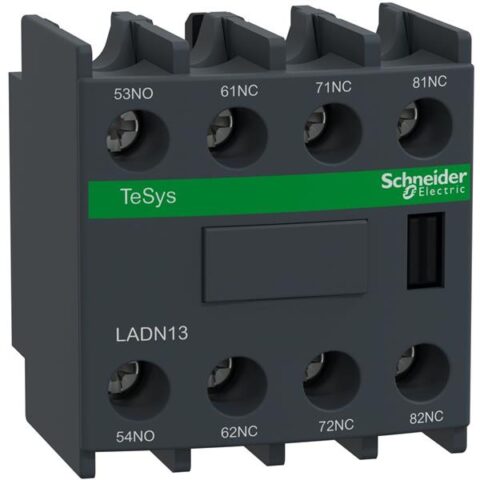 Contacteurs+auxil.+ accessoir. Cont.auxill.1no 3nc front Schneider Automation