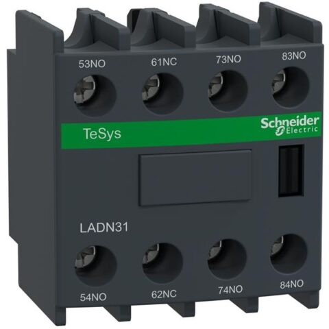 Contacteurs+auxil.+ accessoir. Cont.auxill.3no 1nc front Schneider Automation