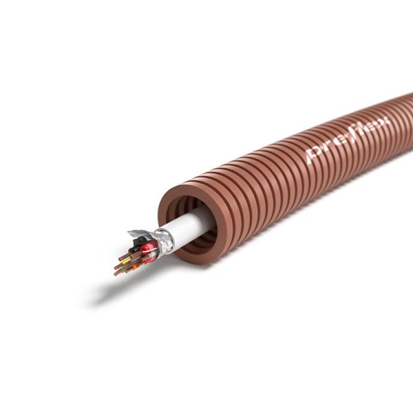 Tube précâblé câble alarme