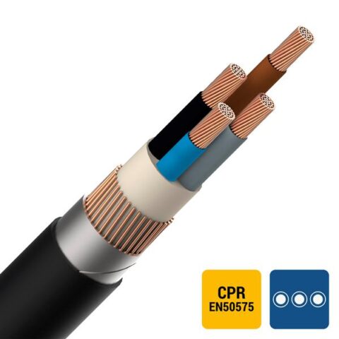 EXAVB 4X10 - 4X16 - 4X25 ENERGIE PVC ARME CCA S3D2A3 4X16MM² CABLE D'INSTALLATION