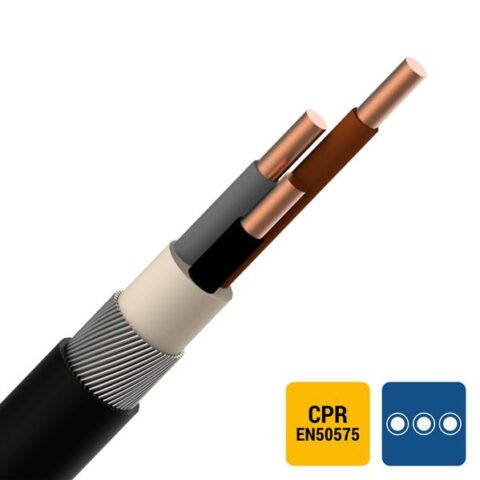 EXAVB A + B ARTICLES ENERGIE PVC ARME CCA S3D2A3 2X4MM² CABLE D'ENERGIE