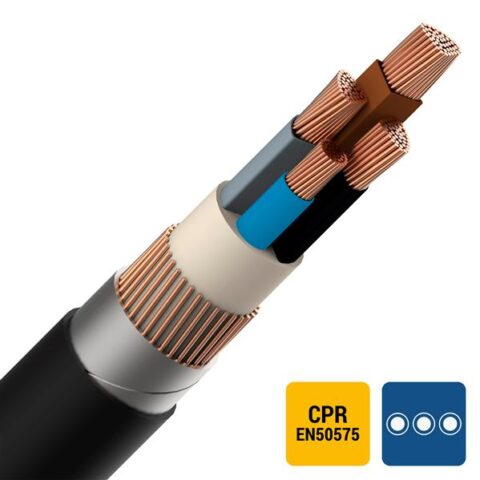 EXAVB A + B ARTICLES ENERGIE PVC ARME CCA S3D2A3 3X120+70 CABLE D'ENERGIE