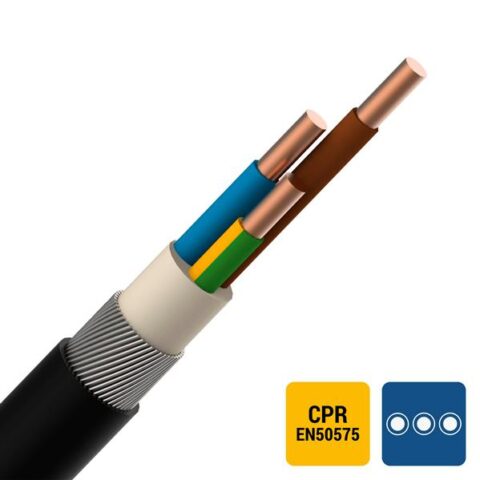 EXAVB A + B ARTICLES ENERGIE PVC ARME CCA S3D2A3 4G10MM² CABLE D'ENERGIE