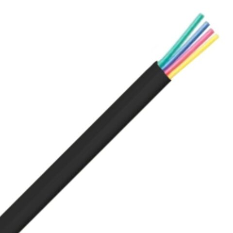 Flatcable FLATCABLE 4xAWG26 NOIR CABLE SPECIAL
