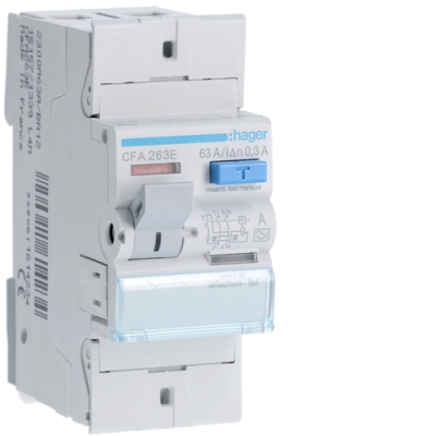 Interrupteurs differentiels Inter.diff.2p 63a 300ma HAGER