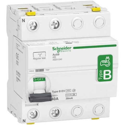 Interrupteurs differentiels iID DIFFERENTIEL 2P 40A 30MA TYPE B-EV Schneider Distribution