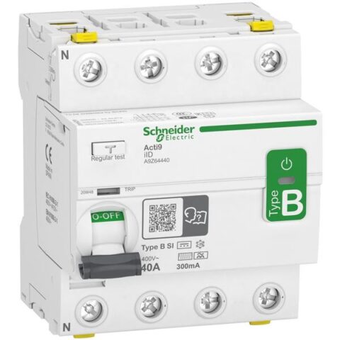 Interrupteurs differentiels iID DIFFERENTIEL 4P 40A 300MA TYPE B-SI Schneider Distribution