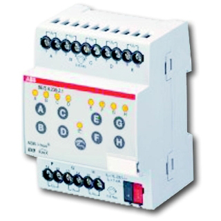 KNX BE/S 8.230.2.1 Entrée binaire octuple ABB