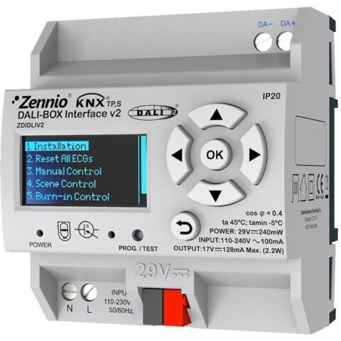 KNX Zennio Dali-box interface V2 Zennio