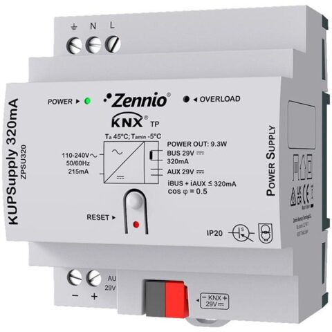 KNX Zennio alimentation KNX 320mA Zennio
