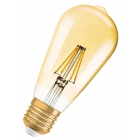 LED lampes retrofit 1906 LEDISON 4W/825 230VFILGD E27 OSRAM