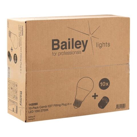 LED lampes retrofit Combi 10x socket + 10x lampe LED 2700K BAILEY