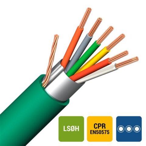 LSOH CABLE D'ALRME CABLE ALARME LS0H VERT CCA 20X0