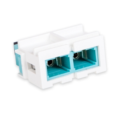 Panneaux de brassage en fibre ADAPT. DX SC MM SNAP-IN LM-OF AQUA 12PK Aginode Belgiym