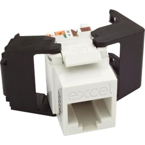 Prisse RJ45 CAT 6 UTP Low Profile Toolless Jack - wh Excel Networking