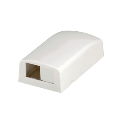 Prisse RJ45 Surf.Box for 2 Mod. White PANDUIT