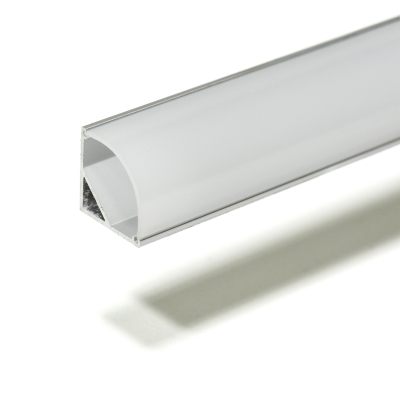 Profilés ready made LED Eco-Line alu angle support 6mm ronde 2m Prolumia