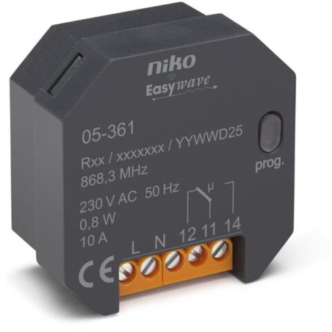 RF solutions Récepteur Easywave sans fil avec contact NIKO