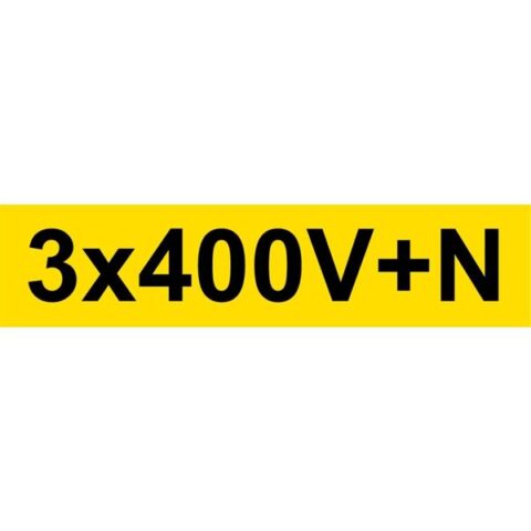 Reperage pr cables et fils Autoc.3x400V+N 130x30mm 4K (W.M.H.)