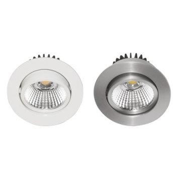 Spot encastré LED AL1014 IP44 6W 650Lm 3000K Blanc +driver TECHNOLUX