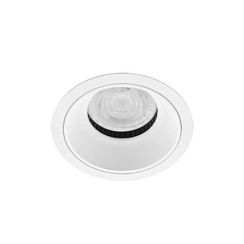 Spot encastré LED BALI R GU10 MAX15W PAR16 BLANC MAT INDIGO
