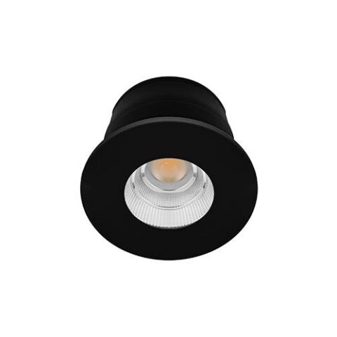 Spot encastré LED Debi RD 6W 60° IP65 DIM noir INDIGO