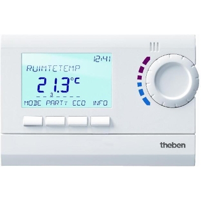 Thermostats et régulations Thermos. dig ho 24H7H BASIC piles THEBEN