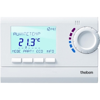 Thermostats et régulations Thermos. dig ho 24H7J COMF batteries THEBEN