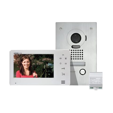 Videophonie Kit vidéo 7 moniteur & portier enc.