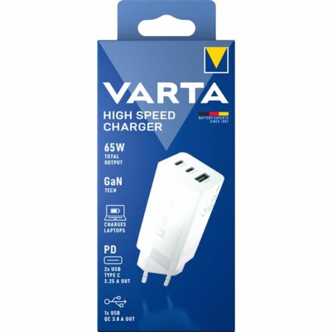 Piles High Speed Charger (2X USB-C & 1X USB A) VARTA