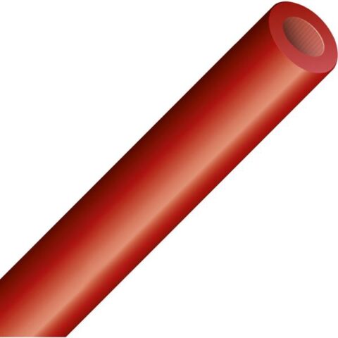 Tube HDPE fibre optique Microduct DB transparant-red 12x2