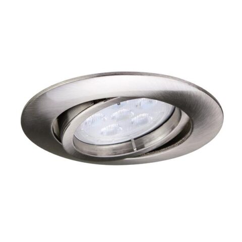 Spot encastré LED ENY-6805-C chrome bru directly with GU10 TECHNOLUX