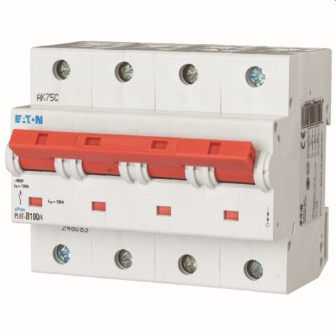 Disjoncteurs 10Ka Disjonct.4P 100A 25kA C EATON