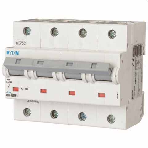 Disjoncteurs 10Ka Disjonct.4P 80A 25kA C EATON
