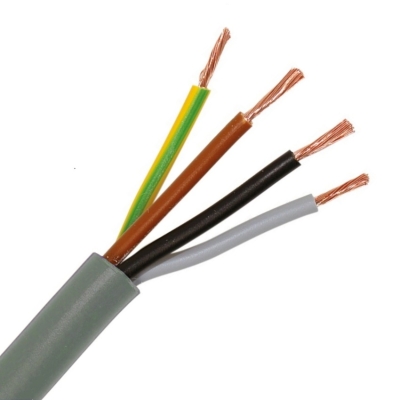 H05VV-F = VTMB LISSE VTMB CABLE LISSE PVC GRIS 4G4MM² CABLE D'INSTALLATION