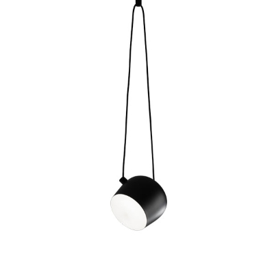 Pendule LED AIM suspension Led 16W 2700K noir FLOS