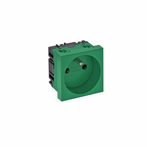 Matériel à encastrer PRISE 45MM 1x 90° VERT OBO BETTERMANN