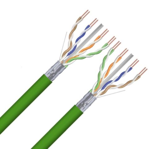 FTP cat5E (non acs) CAT6 F/UTP 2x4P LSOH Vert RAL6018 Cca B-CABLES